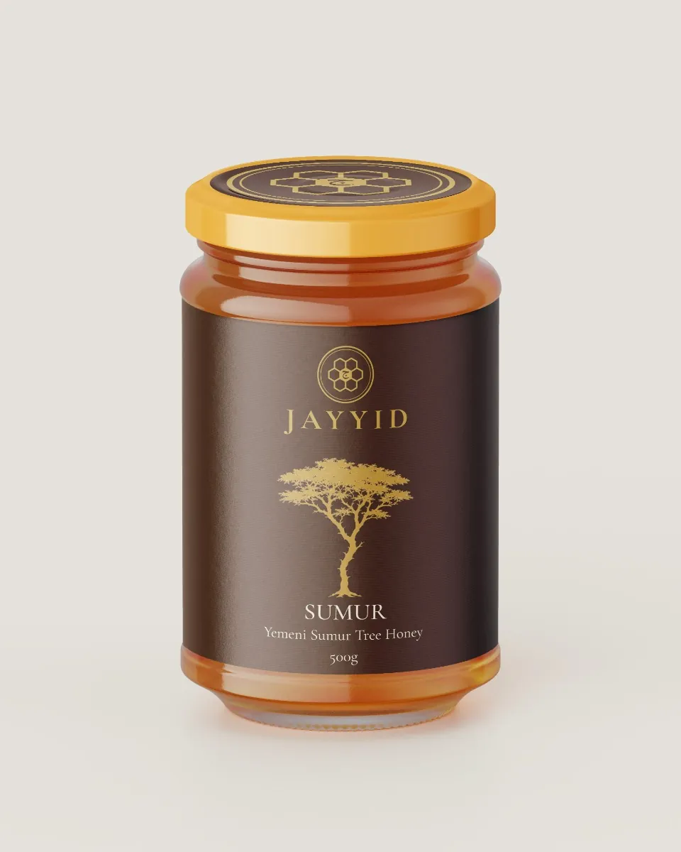 Jar of Yemeni Sumur honey
